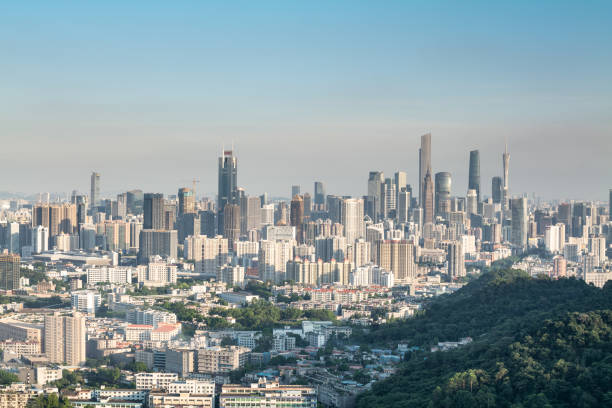 istock Guangzhou skyline at sunset 1273247853