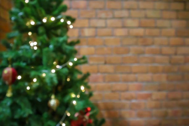 istock Abstract blur decorated Christmas tree with baubles New Year holidays background 1273251482