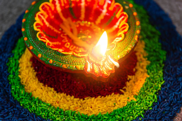 istock Happy celebration Deepavali, or Diwali Indian festival 1273252495