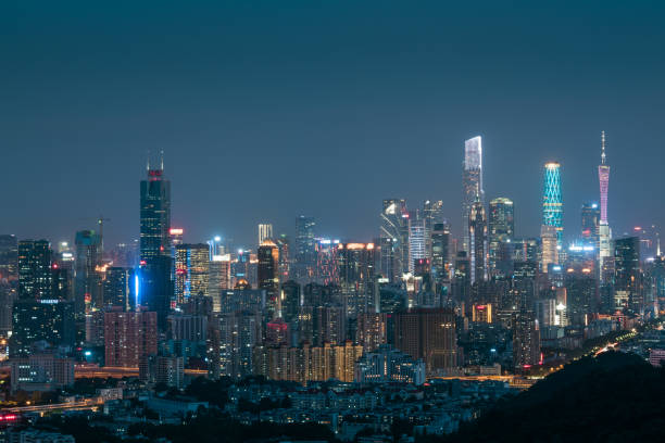 istock Guangzhou skyline at night 1273252692