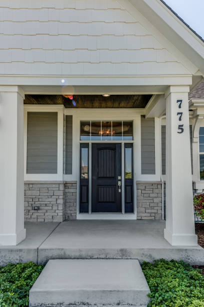 istock Lovely front porch and front door 1273254879