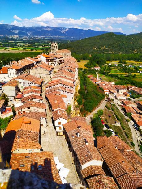 istock Cold village in Burgos, Spain 1273258249