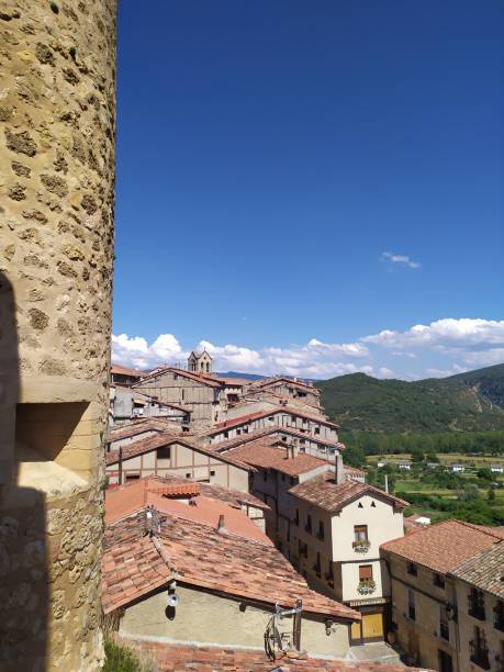 istock Cold village in Burgos, Spain 1273258296