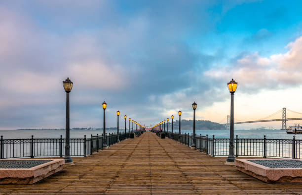 istock July evening in Pier 7, Embarcadero, San Francisco, CA, USA. 1273262361