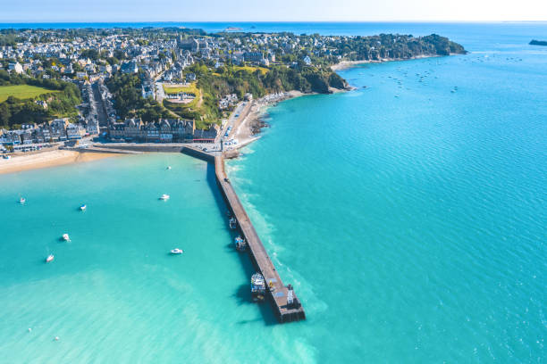 cancale - brittany bay sea beach zdjęcia i obrazy z banku zdjęć