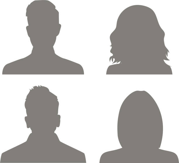 istock Set of hand drawn Avatar profile icon (or portrait icon), including male and female . User flat avatar icon, sign, profile people symbol 1273264508