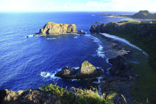 istock Taitung Green Island Sleeping Beauty Rock coast 1273264955