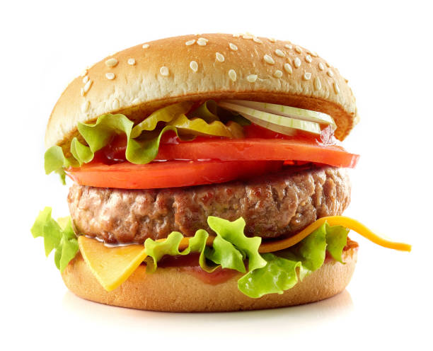 istock fresh tasty burger isolated on white background 1273265617