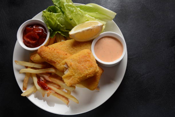 Traditional English Food - Fish and Chips.