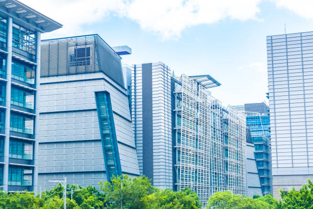 istock Modern building in Tai Po, Hong Kong 1273268429