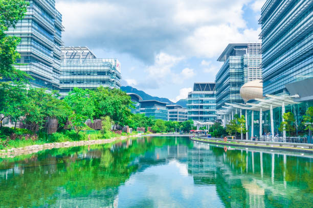 istock Modern building in Tai Po, Hong Kong 1273268431
