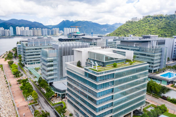 istock Modern building in Tai Po, Hong Kong 1273269189