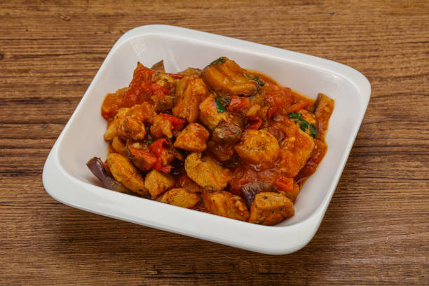 istock Chicken with oyster sauce and vegetables 1273272820