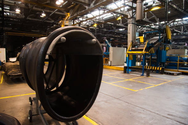 istock Manufacture of tires 1273274718
