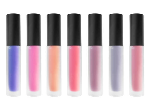 Palette of lipstick isolated