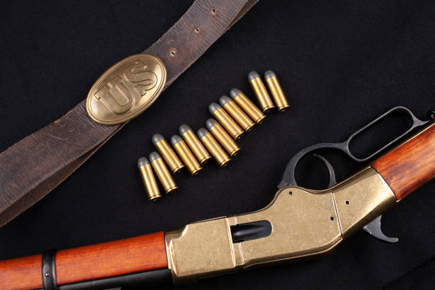 istock Wild west gun and ammunition 1273275864