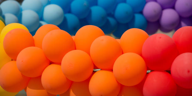 istock Bunch of colorful balloons 1273276320