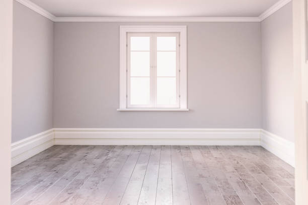 istock Empty retro living room stock photo 1273277457