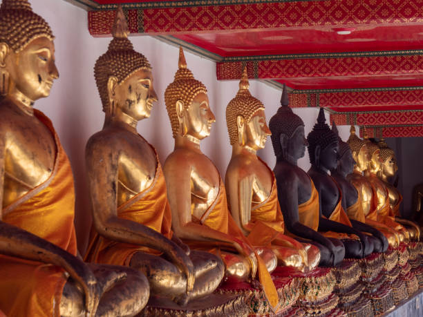 istock Buddhas in a row inside the Grand palace in Bangkok 1273278631