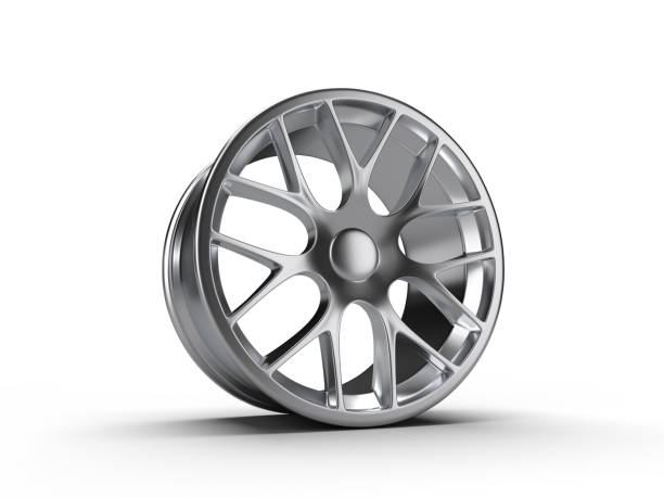 istock Steel disks for a car. 3D rendering illustration. 1273280345