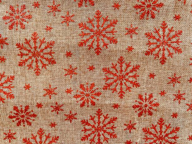Christmas background tablecloth with snowflakes