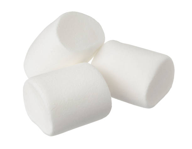 istock Marshmallow isolated on white background with clipping path and full depth of field 1273288144