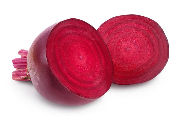 istock beetroot half with slice isolated on white background with clipping path and full depth of field 1273288198