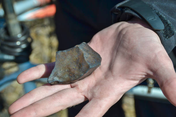 fragments of Chelyabinsk meteorite