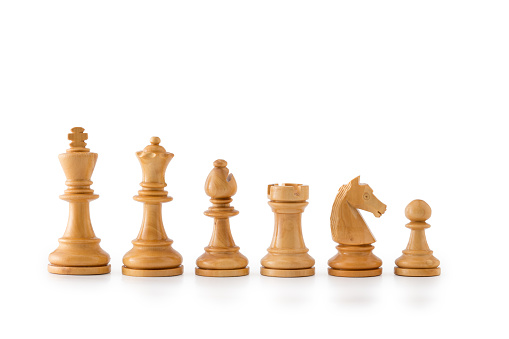 Chess, Cut Out, White Background, Knight - Chess Piece