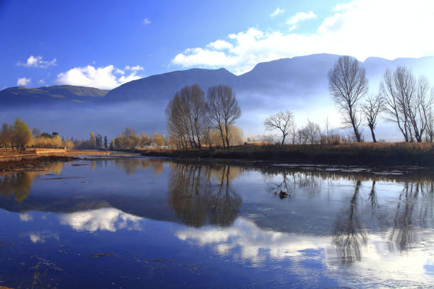 istock Yunnan Dali Shaxi Heihui River morning scene 1273292300