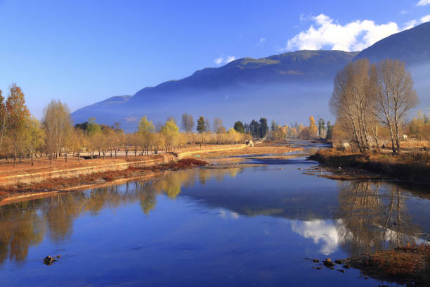 istock Yunnan Dali Shaxi Heihui River morning scene 1273292378
