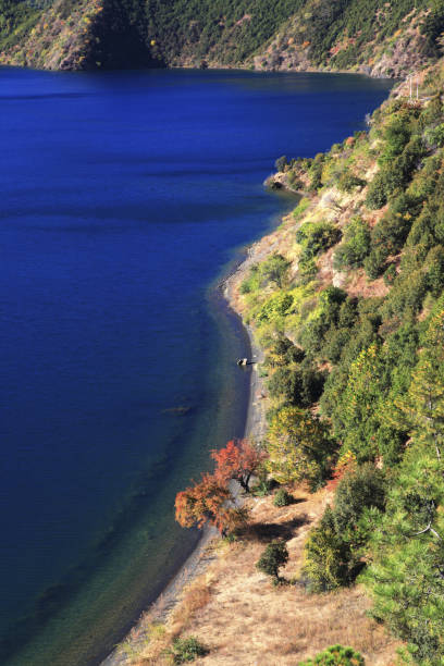 istock Yunnan Lijiang Ninglang Lugu Lake view 1273292703