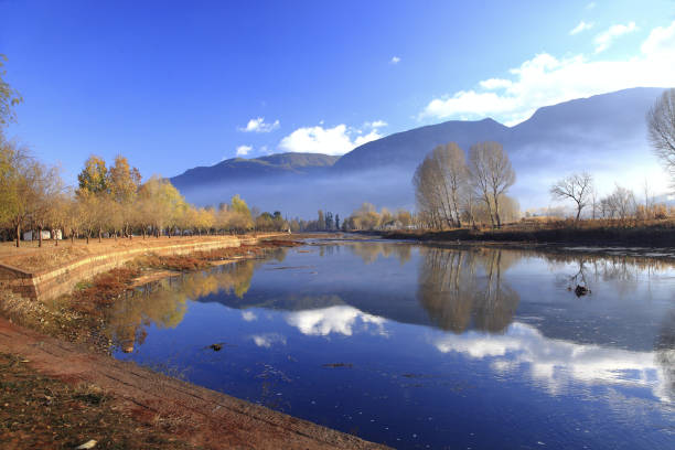 istock Yunnan Dali Shaxi Heihui River morning scene 1273293048