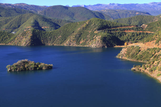 istock Yunnan Lijiang Ninglang Lugu Lake view 1273293814