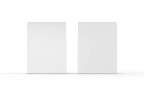 istock Promotional table talker mockup template on isolated white background, ready for design presentation, 3d illustration 1273297200