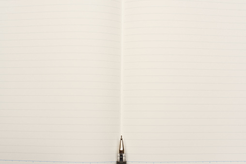 A white lined page from a study notebook.
