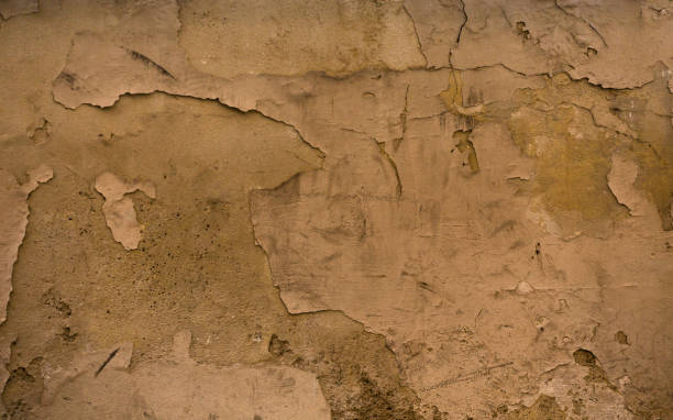 istock Grunge plastered wall with cracks. Old dirty wall. Abstract retro background or texture 1273321569