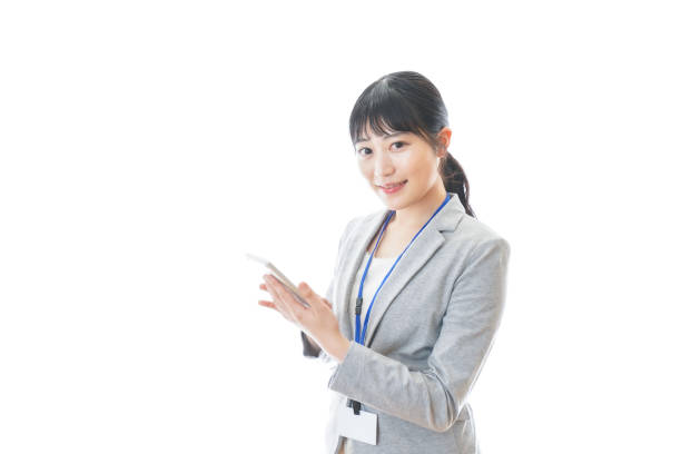 istock Young business person with a calculator 1273326067