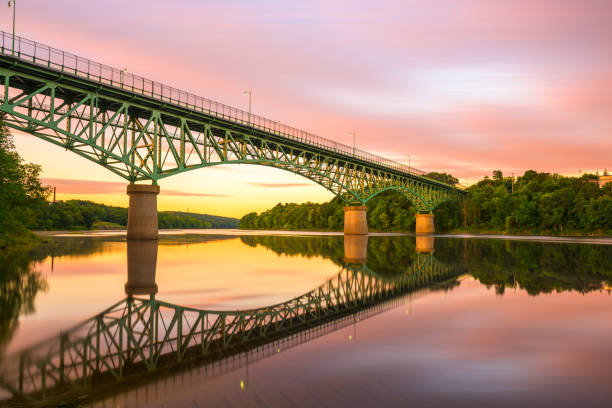 istock Augusta, Maine, USA view on the Kennebec River 1273326540