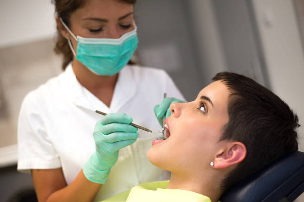 istock Woman at the dentist 1273341049