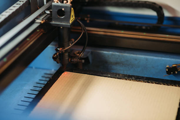 istock In position and ready to run laser cutting machine 1273343442