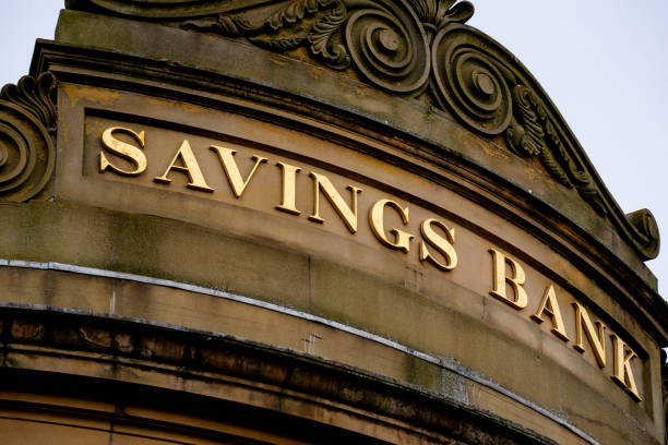 istock Bank Sign on Branch Facade in York 1273343799