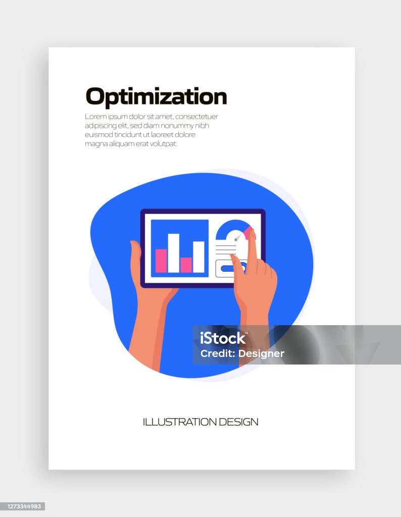 Optimization Concept Vector Illustration For Website Banner ...