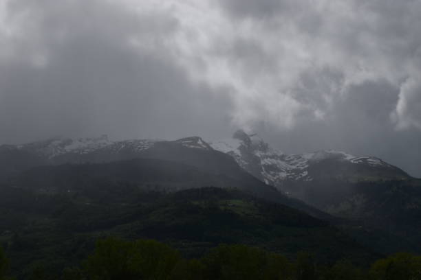 istock Bad weather in Switzerland 1273346247