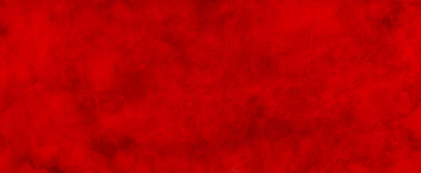 Red Christmas background with marbled vintage watercolor paint texture, abstract solid elegant textured paper or banner design