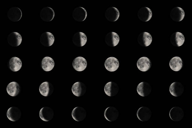 istock Phases of the Moon. Lunar cycle. 1273353646