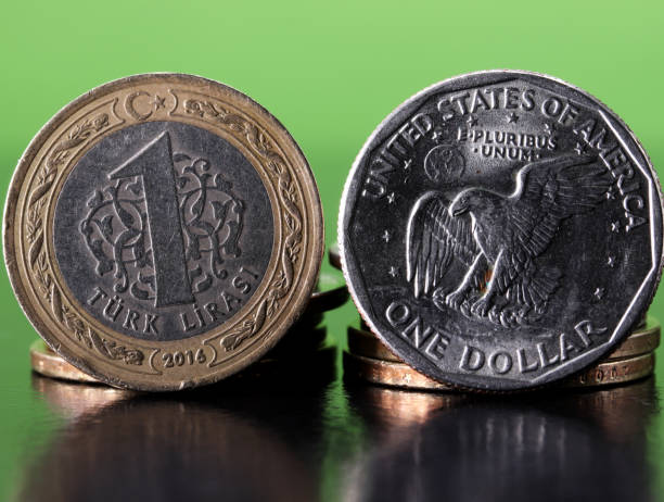 istock one dollar and one Turkish lira 1273355318