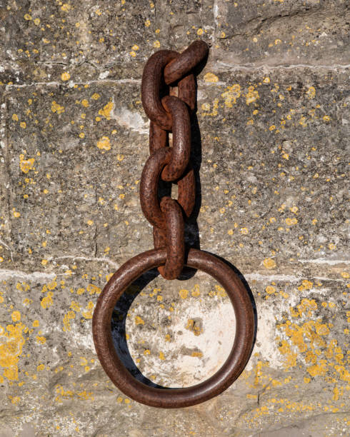 istock Large Chain at Caernarfon Harbour in Wales 1273355897