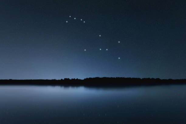 istock Puppis star constellation, Night sky, Cluster of stars, Deep space, Poop Deck constellation 1273358286