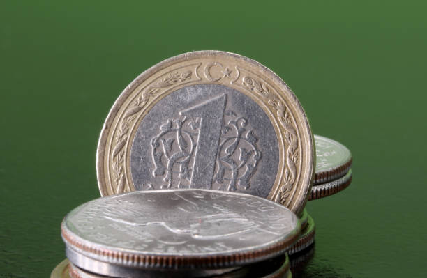 istock close-up one Turkish coin detail on background 1273358567